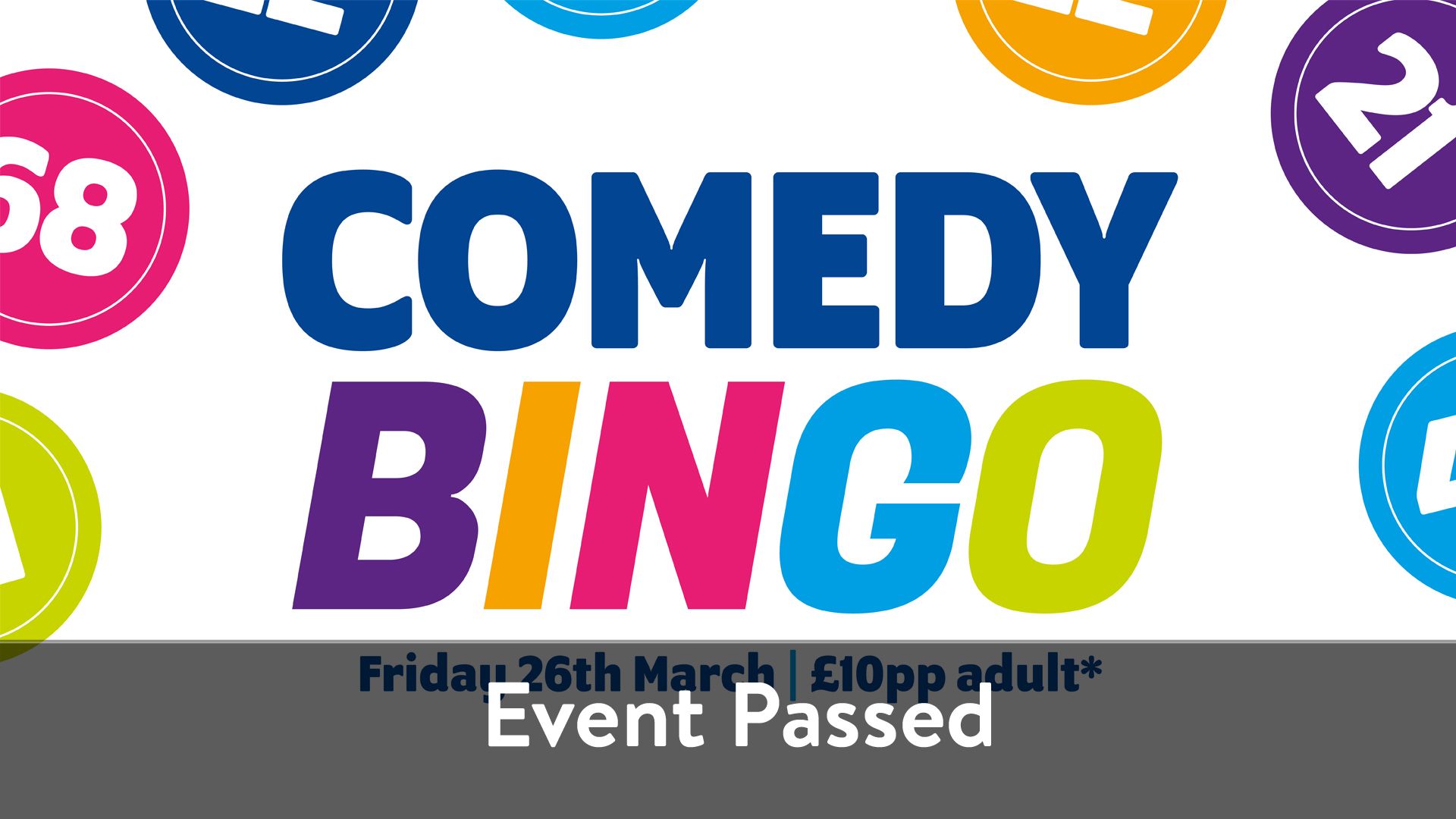 Sign Up To EitC's Comedy Bingo Night