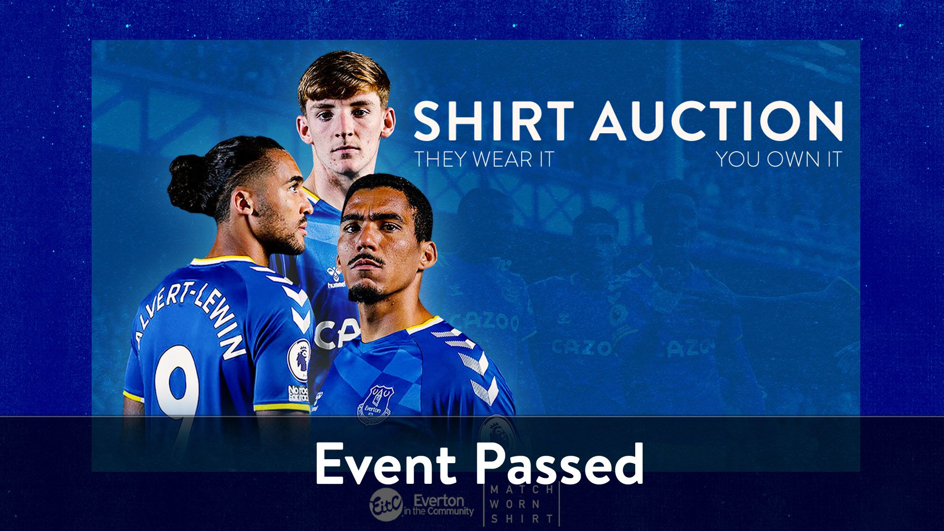 Bid On Everton's Match-Worn Shirts From Leeds Victory