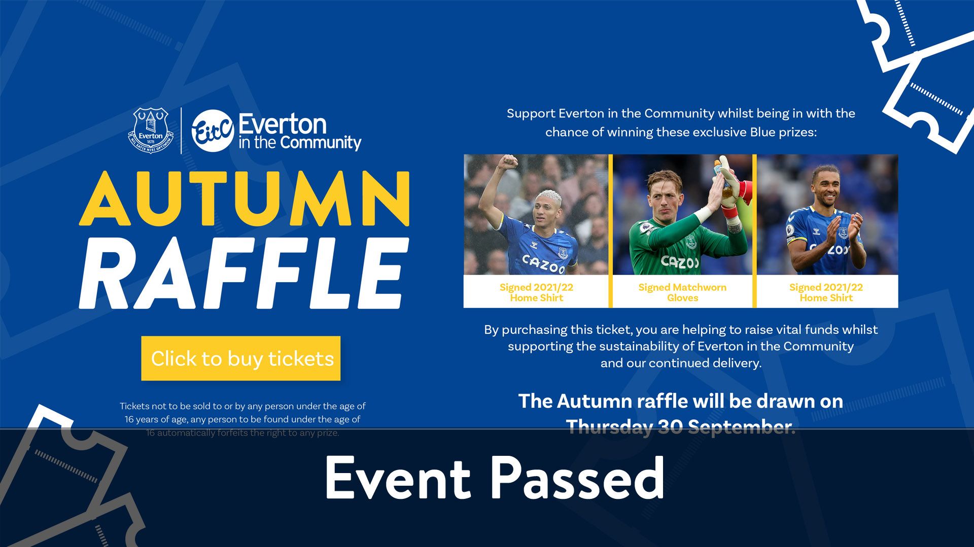 Enter The EitC Raffle And Support Our Life-Changing Programmes