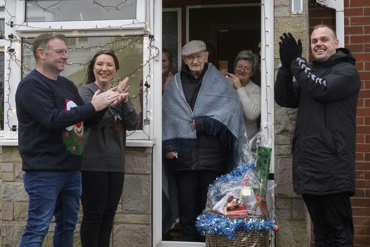 National Lottery Winners Bring Christmas Joy To EitC's Oldest Participant